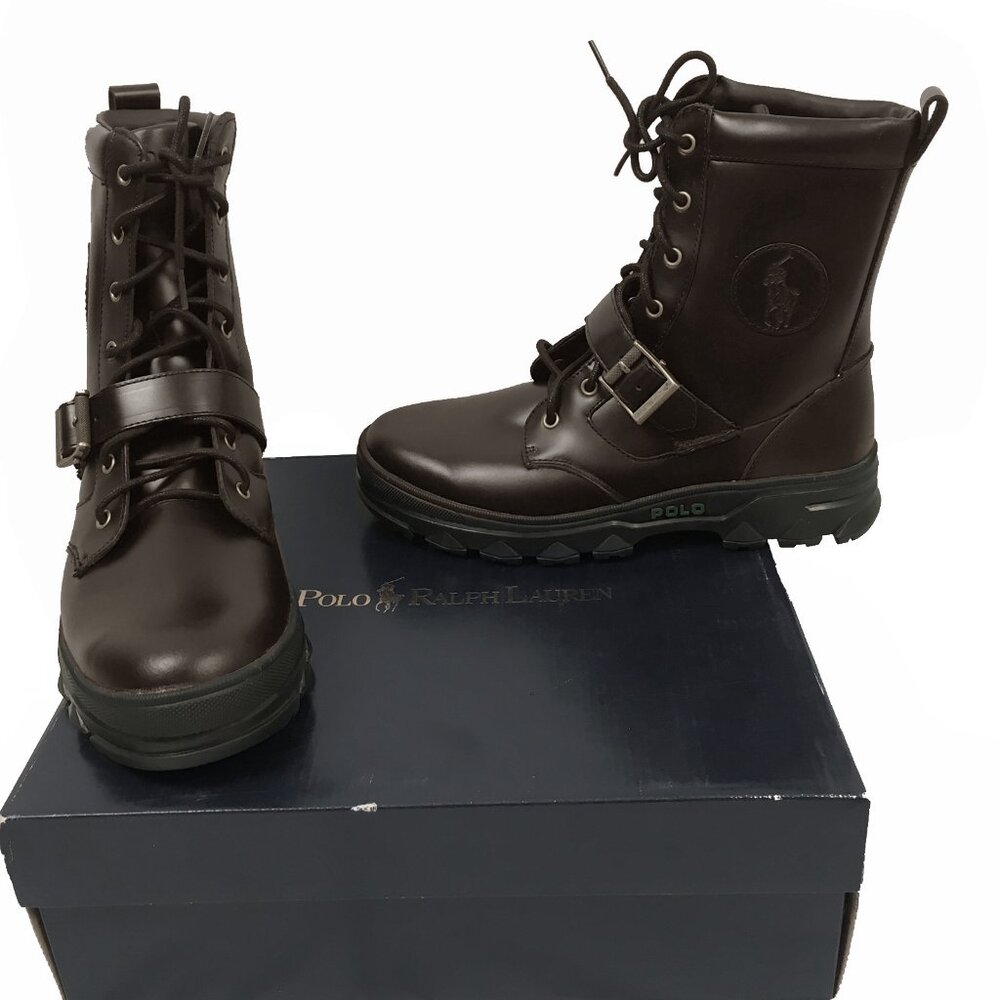 NEW Vintage Polo Ralph Lauren Hayward Boots 10.5 Smooth Brown Leather Equestrian